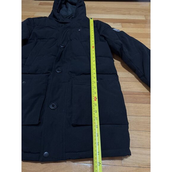 Tommy Hilfiger Men’s Parka Coat Black Warm Like Down Size M READ DESCRIPTION - Picture 9 of 16